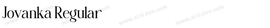 Jovanka Regular字体转换